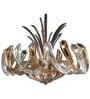 Elegant 12 Lights Artistic Glass Chandelier