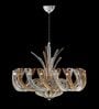 Elegant 12 Lights Artistic Glass Chandelier