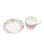 Fennell 180ml Multicolour (Set of 12) Ceramic Tea Cup & Saucer Set