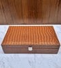 Brown Elegant 6 Slot Belt Pocket Square