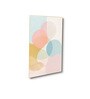 Elegant Abstract Pastel Wall Paintings Set of 4 Canvas Gold Frame