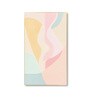 Elegant Abstract Pastel Wall Paintings Set of 4 Canvas Gold Frame