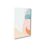Elegant Abstract Pastel Wall Paintings Set of 4 Canvas Stretch Canvas Frame