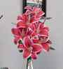Elegant Artificial Lily Flower Bunch with 6 Flower Heads (Pink) Elegant Artificial Lily Flower Bunch with 6 Flower Heads (Pink)