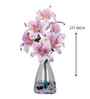 Elegant Artificial Lily Flower Bunch with 6 Flower Heads (Purple) Elegant Artificial Lily Flower Bunch with 6 Flower Heads (Purple)