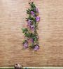 Purple Elegant Artificial Polyester Wisteria Flower Bale