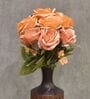 Elegant Artificial Rose Flower Bunch with 7 Flower Heads (Orange) Elegant Artificial Rose Flower Bunch with 7 Flower Heads (Orange)