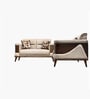 Elegant Fabric 3+2 Sofa Set in Beige Colour