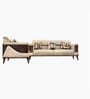 Elegant Fabric 3+2 Sofa Set in Beige Colour