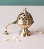 Elegant Brass Dhoop Holder Bowl
