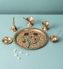 Elegant Brass Pooja Thali Set