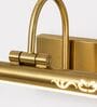 Elegant Brushed Brass LED Picture Light