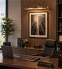 Elegant Brushed Brass LED Picture Light