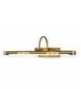 Elegant Brushed Brass LED Picture Light