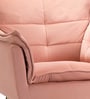 Elegant Chaise Velvet Fabric Lounge Chair In Pink Colour