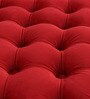 Ida Classic Tufted Ottoman in Red Colour