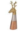 Elegant Contrasts Black & Golden Aluminium Showpiece