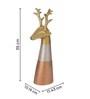 Elegant Contrasts Black & Golden Aluminium Showpiece