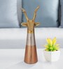 Elegant Contrasts Black & Golden Aluminium Showpiece