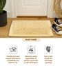 Elegant Cotton Bath Mat for Bathroom Door and Modern Home Decor