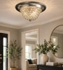 Elegant Crystal Flush Mount Ceiling Light