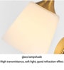 Elegant Decorative Wall Sconce Light Fixture with PVC Plastic Shade Gold Finish Metal Wall Lamp