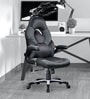 Elegant Leatherette Gaming Chair in Grey Colour