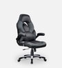 Elegant Leatherette Gaming Chair in Grey Colour