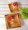 Elegant Engraved Wooden Tray