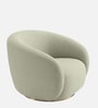 Elegant Ensemble Boucle 1 Seater Sofa In Beige Colour