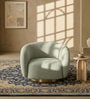 Elegant Ensemble Boucle 1 Seater Sofa In Beige Colour