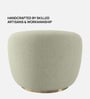 Elegant Ensemble Boucle 1 Seater Sofa In Beige Colour