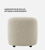 Elegant Ensemble Boucle 1 Seater Sofa In Cream Colour