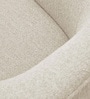 Elegant Ensemble Boucle 1 Seater Sofa In Cream Colour