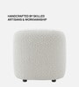 Elegant Ensemble Boucle 1 Seater Sofa In Grey Colour