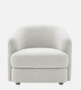 Elegant Ensemble Boucle 1 Seater Sofa In Grey Colour