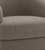 Elegant Ensemble Boucle 1 Seater Sofa In Grey Colour
