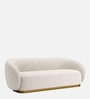 Elegant Ensemble Boucle 3 Seater In White Colour