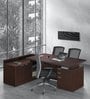 Elegant Executive Table in Walnut Colour
