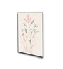 Elegant Floral Wall Art Set of 4 Canvas Wall Painting Black Frame