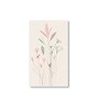 Elegant Floral Wall Art Set of 4 Canvas Wall Painting White Frame