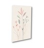 Elegant Floral Wall Art Set of 4 Canvas Wall Painting White Frame