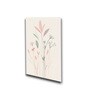 Elegant Floral Wall Art Set of 4 Canvas Wall Painting White Frame