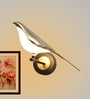 Elegant Golden Bird-Shaped Wall Light