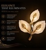 Elegant Golden Leaf Wall Light