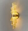 Elegant Golden Spiral Wall Light