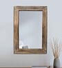 Elegant Hanging Mirror With Wooden Frame