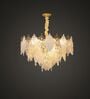 Elegant Leaf Crystal Chandelier Ceiling Light