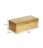 Elegant Mango Wood Watch Organizer Box with 4 Inner Cushions