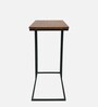 Elegant Metal C-Shaped Table In Black Colour